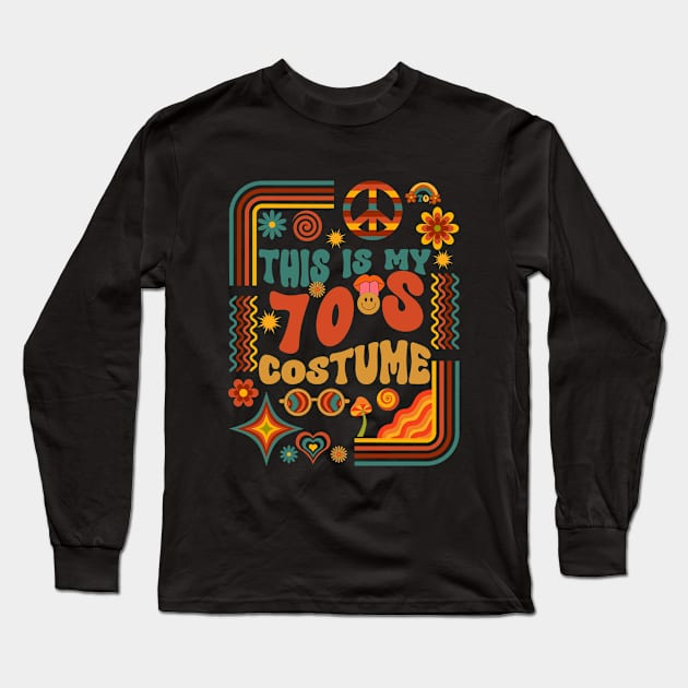 70'S COSTUME halloween Long Sleeve T-Shirt by Myartstor 